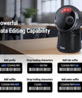Omnidirectional Barcode Scanner 360 Degree Hands Free USB Wired Reader For 1D 2D QR Codes Plug And Play For POS Retail
