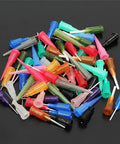 Colorful needle caps for 3 Pack 10Cc Syringe Flux Dispenser For SMT SMD PCB Solder Paste Adhesive Glue Liquid Welding Fluxes.