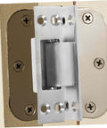 Sturdy Invisible Hinge For Secret Door And Hidden Cabinet Heavy Duty Metal Barn Door Hinge For Residential And Commercial Use Replacement Hinges High Load Bearing Yardenfun installed view