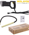 Beast Mode Heavy Duty 1500W Concrete Vibrator With 6.6Ft Shaft Portable Pencil Cement Vibrator Delivers 14400 VPM and packaging