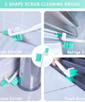 Eight In One Cleaning Brush Set For Tight Spaces With Crevice Bottle Groove Gap Edge Detailing Track Corner And Hole Brushes