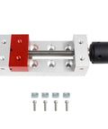 High Precision DIY Engraving Machine Jaw Clamp For Metal Mold Making Vertical Parallelism 0.005mm Quenched Hardened Steel Vise Tight Grip with screws and fasteners.