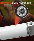 Heavy Duty Fuel Filter Spin On Particulate Replacement For Transfer Pumps 18 GPM 50 PSI 1200KTG9075 Head Detail