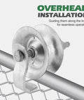 5 Inch Sliding Gate Rollers Galvanized Steel For One And Five Eighths Inch Pipe Track Pack Of Two Durable For Smooth Low Resistance Gate Operation And Long Lasting Corrosion Resistant Performance