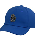 King Size Royal Blue Adjustable Basecap Machinist Vise Gauge Square Tee For Boys And Men front view with logo.