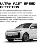Car featuring Rear Left ABS Wheel Speed Sensor Replacement for Heyue Models Auto Anti Lock Brake Sensor Plug And Play