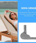 Three Gear Folding Sofa Hinge With Self Locking Support For Bean Bags And Beach Chairs Space Saving Heavy Duty Furniture Hardware