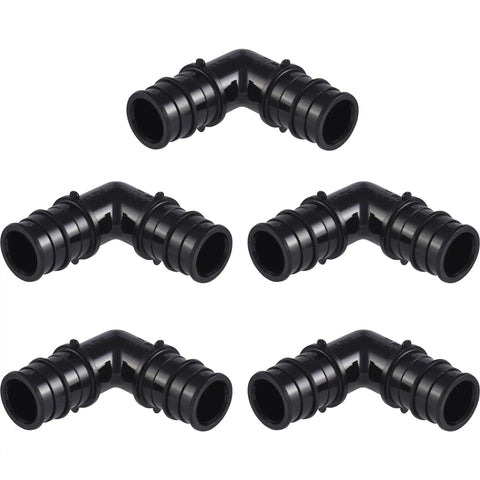 Five Three Quarter Inch PEX A Expansion 90 Degree Elbow Fittings Made In USA
