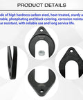 Inner CV Axle Puller Removal Tool 63mm Opening With Nut For Front Wheel Drive Axles, heavy-duty carbon steel construction