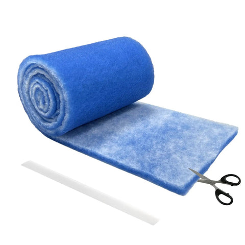 Cut To Fit 20x90 Inch MERV 8 Reusable 3 Layer Air Vent Filter Material with Adhesive Tape and Scissors