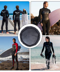 Surfers using No Fuss Surf And Swim Changing Mat With Waterproof Sandproof Wetsuit Dry Bag Portable Travel Gear Storage