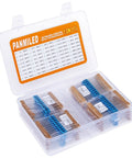40 Value Resistor Kit With Twelve Hundred Pieces 0.5W Metal Film Resistors From 1 Ohm To 1M Ohm Perfect For Prototyping DIY Electronics