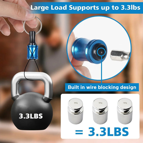 Durable Aluminum Bit Holders For One Quarter Inch Sockets Hex Shank Screwdriver Bit Holder, supports 3.3lbs weight
