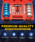 Crankshaft Oil Seal Installer And Remover Tool Kit With Seal Drive Set featuring carbon steel construction in red case
