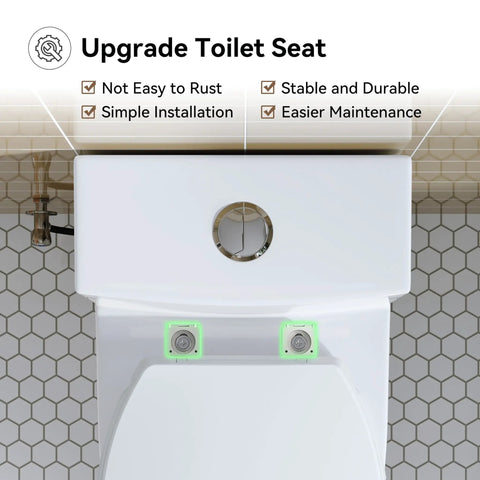 Compact One Piece Elongated Toilet With Dual Flush System And ADA Chair Height Tailored For Cozy Bathrooms Providing Smooth Operation And Quick Wipe Down Ease For Chill Daily Use And Smart Space Optimization