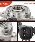 Front Wheel Bearing And Hub Assembly With ABS For Jeep Wrangler 2007 To 2010 4 Wheel ABS 5 Lug Compatible Close-up Details