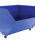 Heavy Duty Low Profile Self Dumping Hopper Rated At Six Thousand Pounds For Fast Forklift Transfer Features Full Ninety Degree Flip and solid steel frame.