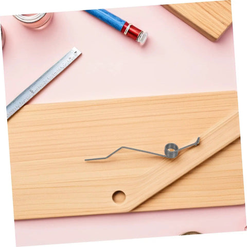 Get your kitchen trash bins back in action with these six durable torsion springs designed for 100 liter garbage cans, offering a universal fit to fix lid lift and support issues for easy DIY home repair without needing pricey new cans. torsion spring on wood lid