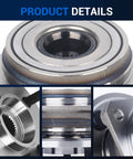 Front Wheel Hub And Bearing Assembly Two Piece For Five Lug Jeep Cherokee Wrangler Grand Cherokee TJ Comanche Wagoneer Fits 1989 To 1999 Models With Durable Bearings And Easy Install For A Smooth Ride