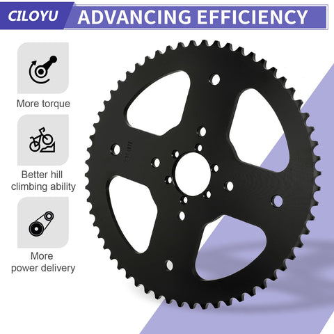 60T Sprocket And 420 Chain Kit For Mini Bikes With 90 Link Rear Chain And 42 Link Front Chain Fits Coleman BT200X CT200U EX CT200U CT100U CC100X Baja MB200 Doodlebug DB30 Predator 212 196cc Engines Easy Install