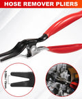 Hose remover pliers from Six Piece Fuel Line Pliers Set For Auto Repair With Hose Clamp Pliers Panel Removal Tool