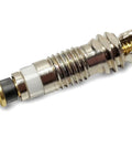 Close-up of a Presta Valve Core Replacement Set 10 Pack Copper Nickel Durable Universal Fit For Bike Tubeless And Tube Valves Easy Install