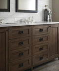 Installed Matte Black Five Pack Cabinet Handles With Three Inch Center To Center Spacing Vintage Drawer Pulls