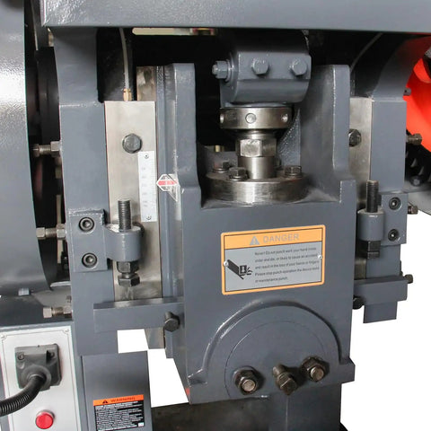 Front view of 25 Ton Mechanical Punch Press Machine Workhorse For Metalworking And Fabrication, Eccentric C Frame Punch Tool