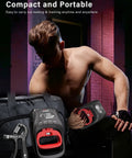 Dual Function Grip Strength Tester And Adjustable Resistance Hand Gripper For Sports Training displayed with athlete.