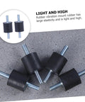 Heavy Duty Rubber Mounts Set For Fitness Equipment And Home Gym Systems Beat The Shake With Shocks Absorbers Anti Vibration Isolators For Air Conditioners Air Compressors Motors Pumps And Welding Machines Reducing Noise And Vibration, black rubber mounts with threaded bolts