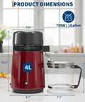 No Fuss Go To Water Distiller For Countertop Home Use With Heavy Duty Stainless Steel Build And Automatic Shutoff making 1 Gallon.