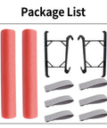 Package list showing components of the Floating Water Landing Gear For Mini 5 Pro Drone Training Takeoff Kit, including buoyancy rods and stands.