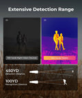 Comparison of traditional night vision and Thermal Imaging Monocular for Night Hunting with 256x192 IR, 50Hz refresh.