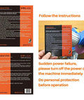 Tough As Nails Chainsaw Sharpener Grinding Wheel Featuring Hardcore Chrome Oxide Abrasive with safety instructions, 5-3/4 inch.