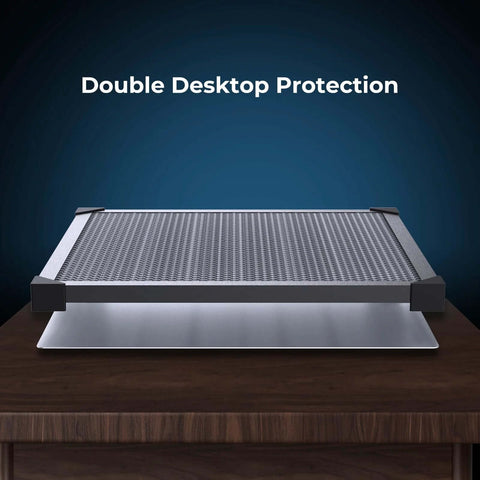 Laser engraver honeycomb working table, 500x500mm, aluminum honeycomb bed on desk