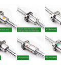 20mm CNC Ballscrew Kit SFU2005 RM2005 Anti Backlash For Nema 34 Motor L 64.96 Inch 1650mm With BK BF15 Bearing Blocks Plus Coupler And Housing, multi-angle