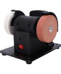 Kick Some Rust Off With This Cordless Mini Bench Grinder Featuring Dual Coarse And Fine Grind Wheels Li Battery Powered compact design.