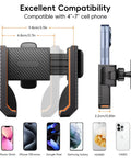 Dope Magnetic Golf Cart Phone Holder With Powerful N52 Magnet Base Fits EZGO Club Car Yamaha Icon And All 4.5 To 7 Inch Smartphones.