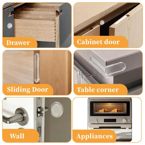 Straight Up Clear Cabinet Door Bumpers With Self Adhesive Silicone Rubber Furniture Pads For Fridge And Appliances Dead Nuts Quiet Glide Scratch Resistant Pad Set on various surfaces.