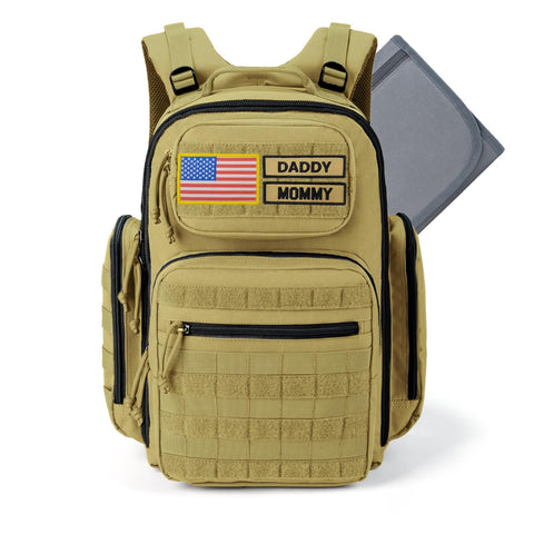 Military Style Diaper Backpack: Dad Gear Ready! ✓