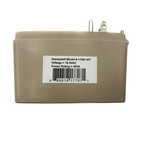 1361-GT Low Voltage Transformer 16.5V AC 40VA 2.4A Output Open Box Plug And Play Ready For HVAC Control Panels Replacement