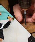 Pro Grade Eight X Four Inch Black Drywall Screws Built Solid With Coarse Threads And Phillips Bugle Heads For smooth self tapping in use.