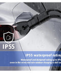 Ccs1 To Ccs2 Ev Charger Adapter 250Kw DC fast charging converter showing IP55 waterproof rating for safe outdoor use.