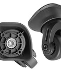 Universal Luggage Wheels Replacement Kit For Spinner Suitcases 360 Degree Rotating Caster Set with 2 Wheels and 4 Mounting Holes