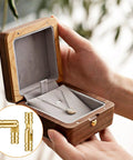 Hidden Brass Barrel Hinges For Wooden Boxes 4x20mm Pack Of 50 Concealed Cylinder Hinges for jewelry box with necklace inside