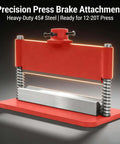 Heavy Duty Press Brake Attachment For 12 To 20 Ton Hydraulic Shop Presses With 12 Inch Bending Length And 3 Sixteenth Inch Thickness