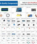 Complete set of components from Ultimate Arduino Starter Kit For Newbies 3 In 1 IoT Smart Car And Basic Electronics Kit