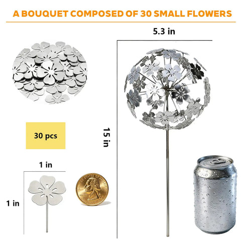 Beginner Welding Practice Kit With 201 Stainless Steel Flower Vase Project 31 Piece Set shown with size comparison to soda can