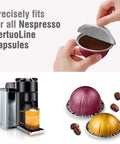 Aluminum Foil Lids For Reusable Nespresso VertuoLine Pods 120 Pack sealing coffee capsule with easy peel adhesion