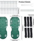 Heavy Duty Lawn Aerator Shoes With Adjustable Straps Spiked Sandals for Yard Garden Lawn Care components on display